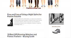 Desktop Screenshot of findmyfootwear.com