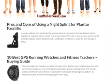 Tablet Screenshot of findmyfootwear.com